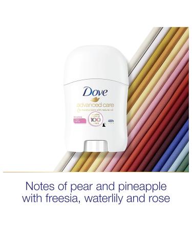 Dove Advanced Care Invisible Travel Antiperspirant Deodorant Stick - 36 Pack, Rose, 0.5 Oz - 48-Hour Sweat and Odor Protection - No White Marks on 100 Colors - Clear Finish - Women's Deodorant - Buy Online on GoSupps.com