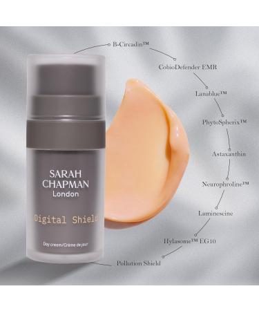 Sarah Chapman Digital Shield Day Cream - Lightweight Antioxidant Moisturiser with Anti-Pollution & Blue Light Protection - Energises Skin & Boosts Natural Luminosity 50ml - Buy Online on GoSupps.com