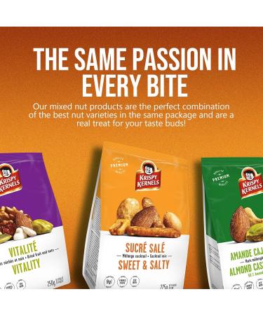 Krispy Kernels Sweet & Salty Cocktail Mix Premium Quality Mixed Nuts Rich in Fibre Iron & Protein Freshly Roasted Peanuts Delicious Snacks for Road trips Picnics Hikes Movie Night - 8 x 225g Sweet & Salty Mixed Nuts - Buy Online on GoSupps.com