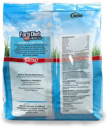 Kaytee Forti-Diet Pro Health Juvenile Rabbit Food 5lb - Premium Nutrition for Young Rabbits - Buy Online on GoSupps.com