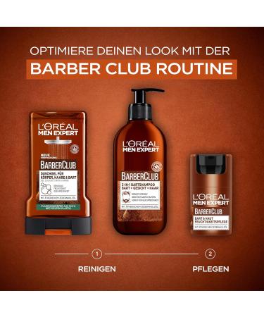 L'Or al Paris LOr al Men Expert XXL 3in1 Beard Shampoo for Men Beard Soap for Beard Face and Hair Mens Beard Care Against Dandruff with Cedarwood Essential Oil Barber Club Amazon Exclusive 1 x 400 - Buy Online on GoSupps.com