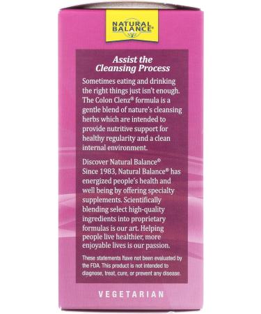 Natural Balance Colon Clenz 60 Veg Capsules - Gentle Detox and Digestive Support - Buy Online on GoSupps.com