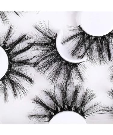 Shop 3D/8D Natural Thick Long Handmade Eyelashes - 7 Pairs Black Lashes for Makeup & Cosplay | International Shipping Available - Buy Online on GoSupps.com