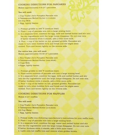 Trader Joe's Pumpkin Pancake and Waffle Mix - Delicious Fall Breakfast Option - Buy Online on GoSupps.com