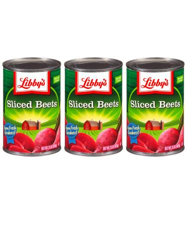 Libby's Canned Vegetables - 3 Pack Bulk Bundle Canned Sliced Beets 15 Ounce (Pack of 3) - Buy Online on GoSupps.com