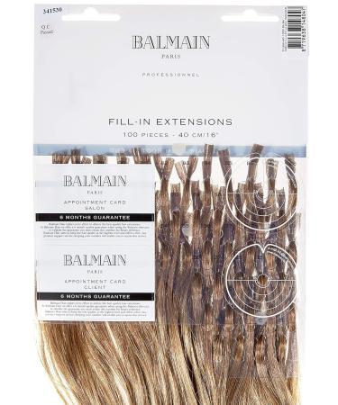 Balmain Fill-In Extensions - 100 Pieces Human Hair 8A/9A Light Ash Blonde 40cm (15.75) - Premium Quality for Effortless Glam - Buy Online on GoSupps.com