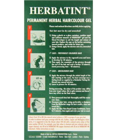Herbatint 5R Light Copper Chestnut Hair Dye - Natural Hair Color - Buy Online on GoSupps.com