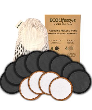 Reusable Makeup Remover Pads Reusable Cotton Rounds Bamboo Cloths Reusable Cotton Pads for Face Eco Friendly Products Zero Waste Sustainable Gifts Organic Eye Cleaner Removal for All Skin Types