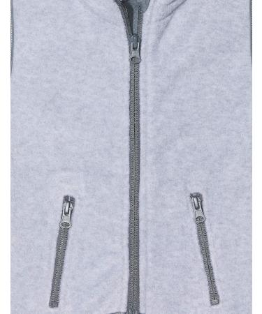 Playshoes Unisex Kid's Fleece Vest Outdoor Top 92 Grey/Melange - Cozy and Warm Outdoor Wear - Buy Online on GoSupps.com