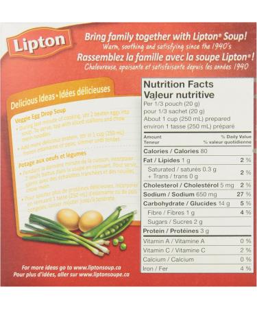 Lipton Soup Mix Noodle with Chicken Vegetable 117 GR 24 Count Chicken Noodle Chicken Vegetable 117 g (Pack of 24) - Buy Online on GoSupps.com