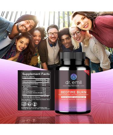 Dr. Emil PM Fat Burner & Sleep Aid - Nighttime Appetite Suppressant - 60 Capsules - Buy Online on GoSupps.com