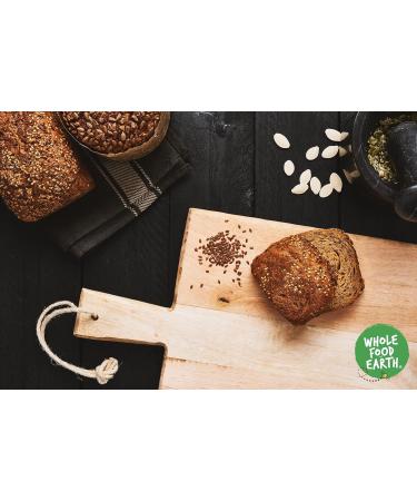 Wholefood Earth Organic Brown Linseed/Flaxseed 500g | Raw | GMO Free | Vegan | High Fibre | Source of Protein | Certified Organic Earthy 500g - Buy Online on GoSupps.com