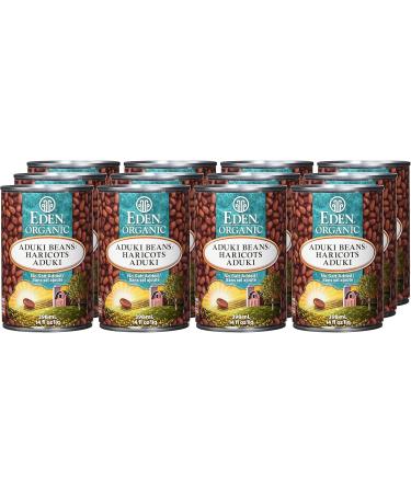Eden Foods Organic Whole Canned Beans-Adzuki Beans 398ml 12-Count - Buy Online on GoSupps.com