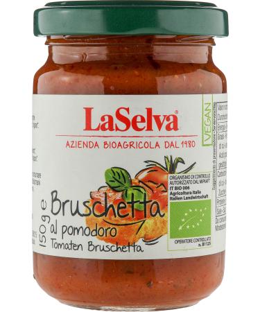 La Selva Organic Tomato Bruschetta - Preparation from tomatoes (6 x 150 gr)