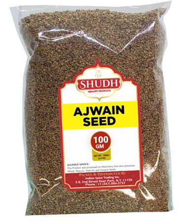 Ajwain Seeds (Carom Bishops Seed) Spice Whole 3.5oz (100g)  Natural | Vegan | Gluten Friendly | NON-GMO | Indian Origin