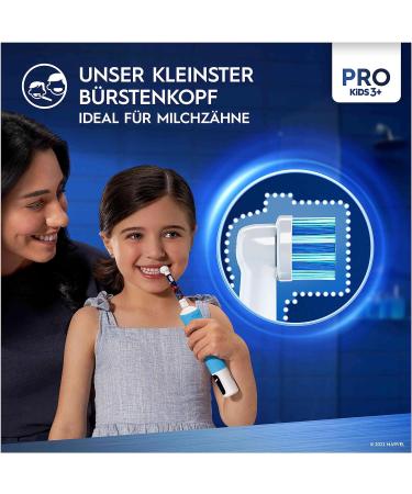 Oral-B Pro Kids Spiderman Electric Toothbrush - Soft Bristles Travel Case & Stickers | Ideal for Children 3+ | Sensitive Mode for Gentle Dental Care - Buy Online on GoSupps.com