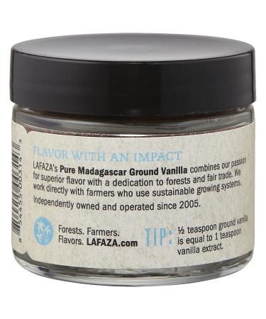 Lafaza Madagascar Bourbon Pure Ground Vanilla Bean Powder 1oz - All Natural & Authentic | Pack of 1 - Buy Online on GoSupps.com