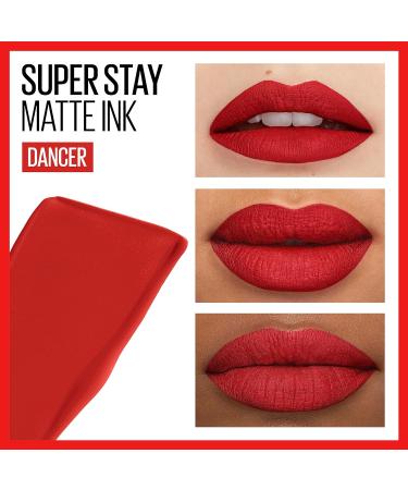 Maybelline Super Stay Matte Ink Liquid Lipstick & Lip Liner Bundle - Dancer & Very Cherry - Buy Online on GoSupps.com