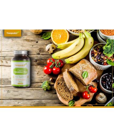 Organic Dandelion Root Capsules with Black Pepper | 60 Vegan Capsules | Maximum Absorption | Made in UK - Buy Online on GoSupps.com
