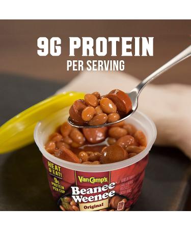Van Camp's Beanee Weenee Original Flavor Microwavable Cups 7.25 oz. (12 Pack) - Buy Online on GoSupps.com