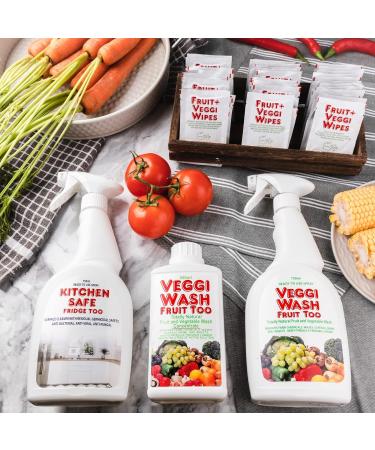 Food Safe Veggi Wash Concentrate 500ml - Natural and Effective Solution - Buy Online on GoSupps.com