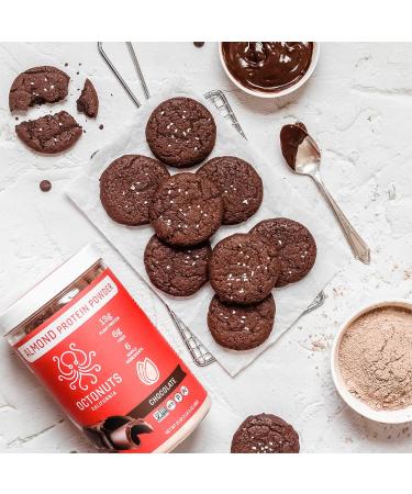 Chocolate Almond Protein Powder - 21 oz | 13g Plant-Based Protein | Vegan Keto Paleo Gluten-Free | Made with California Almonds - Buy Online on GoSupps.com