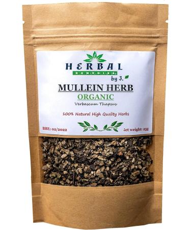 Organic Mullein Leaf Tea 50g - Detox Lungs and Improve Respiratory Health - Buy Online on GoSupps.com
