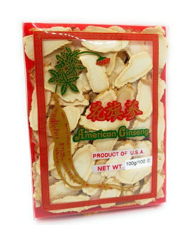 Ginseng 6yrs Old Root Sliced 100g/Box - Hua Qi Shen Ren Shen