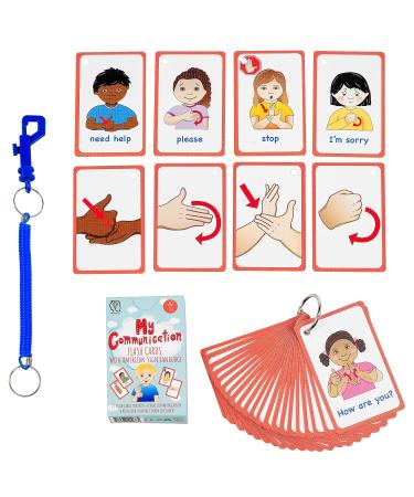 Special Needs My Communication ASL Cards for Speech Delay Non-Verbal or Deaf Children and Adults. 27 Visual Aid Cards, Special Ed, SEN Autism Resource
