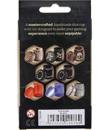 Q WORKSHOP Elvish Black Leather Dice Cup - Premium RPG Gaming Accessory - Buy Online on GoSupps.com