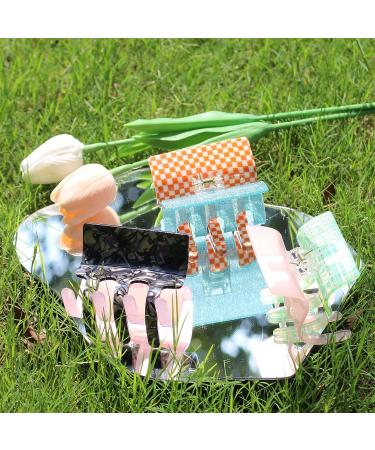 NAISIER Hair Clips for Thick Hair - Tortoise Shell Square Hair Claw Clips 2.7 inch - Glitter 3pcs - Hair Accessories for Girls and Women - Buy Online on GoSupps.com