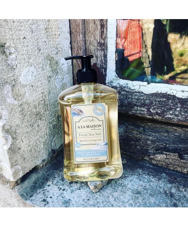 A La Maison Fresh Sea Salt Liquid Hand Soap 16.9 Fl Oz (Pack of 3) - French Soap - Buy Online on GoSupps.com