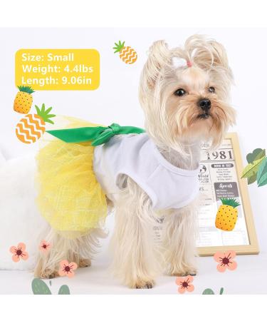Summer Mesh Dresses for Small Dog Girls - Yorkie Chihuahua & Tea Cup Styles | Princess Birthday Outfits - Buy Online on GoSupps.com