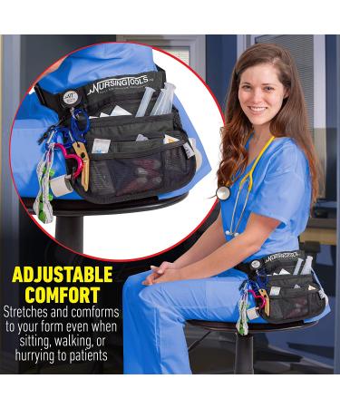 Kangapak Nurse Fanny Pack with Stethoscope Holder - Emergency Supplies Organizer Bag for Medical Professionals (Black/Noche) - Buy Online on GoSupps.com
