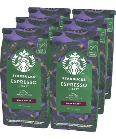 Starbucks Blonde Espresso Roast Coffee Beans 450g bag (Pack of 4) & Espresso Roast Dark Roast Whole Bean Coffee 200 g (Pack of 6) - Buy Online on GoSupps.com