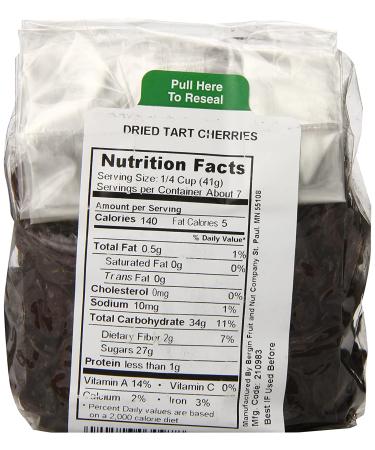 Bergin Red Tart Dried Cherries - 10 oz (283g) | Premium Fruit Snacks - Buy Online on GoSupps.com