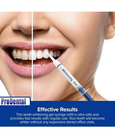 ProDental Teeth Whitening Gel Syringe Refill 8 Pack | 35% Carbamide Peroxide - 48 Treatments | Fast Whitening | Safe for Sensitive Teeth - Buy Online on GoSupps.com