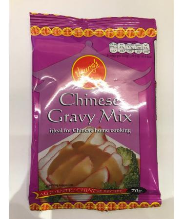 Yeung's Chinese Gravy Mix (ideal for Chinese home cooking) - 70g (12 Packs)