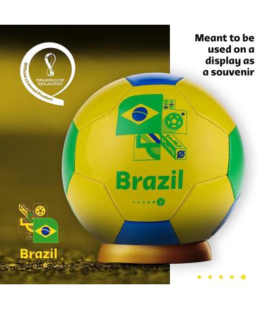 Capelli Sport FIFA World Cup Qatar 2022 Soccer Ball - Officially Licensed Brazil Size 5 - Buy Online on GoSupps.com
