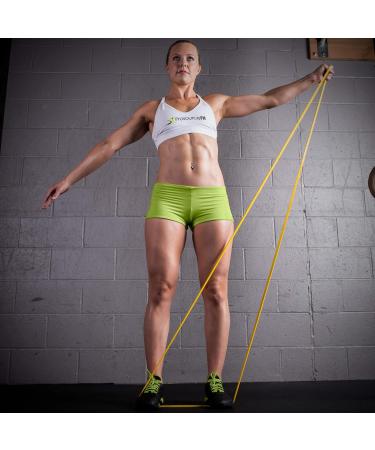 ProsourceFit Xfit Power Resistance Bands - Heavy Duty 41 for Cross-Training Pull-Ups and Full Body Workouts | 10-35lbs Yellow - Buy Online on GoSupps.com
