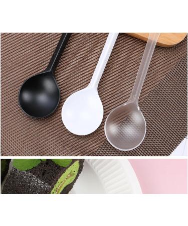 Disposable Spoons Thickened Ps Plastic Individually Packaged 100 Per Package Suitable for Porridge Spoon Soup Spoon Dessert Spoon. Transparentindividualpackaging - Buy Online on GoSupps.com