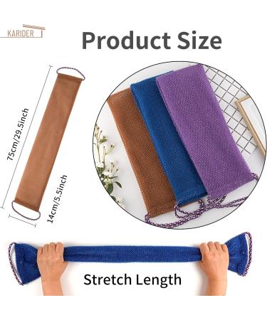 African Net Sponge 3pcs Exfoliating Cloth Body Scrubber African Exfoliating Net Body Exfoliating Long Net Bath Sponge Exfoliating Sponge Shower Net Scrubber for Body Back Body Scrubber Exfoliating - Buy Online on GoSupps.com