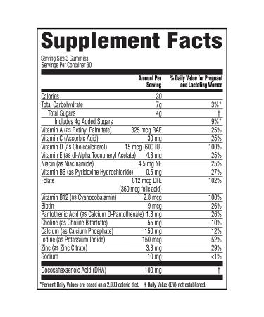 Gerber Good Start Prenatal Multivitamin Gummies - Lemon Elderberry & Orange Flavor - 90 Count - Buy Online on GoSupps.com