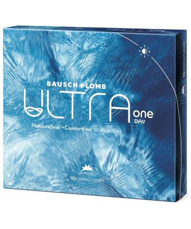 Bausch + Lomb Ultra One Day spherical daily lenses Premium contact lenses soft 90 pieces / BC 8.6 mm / DIA 14.2 / +2.25 Dioptrien 8.6 millimeters 14.2 millimeters 90 - Buy Online on GoSupps.com