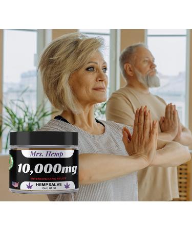 10,000 MG Hemp Healing Salve | Extra Strength Relief for Hips, Joints, Neck, Back, Elbows, Fingers, Hands, and Knees | 100% Natural | Made in USA - Buy Online on GoSupps.com