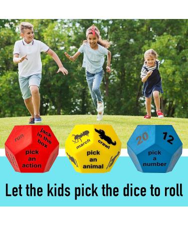 Covelico Kids Exercise Dice | Movement Games for Active Play | Physical Education Equipment for Fun Workouts - Buy Online on GoSupps.com
