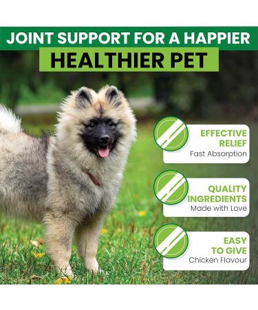 Senior Dog Joint Supplements - Glucosamine & Chondroitin - Pain Relief & Mobility Support - 120 Chicken Flavour Tablets - Buy Online on GoSupps.com
