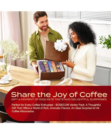 BOSECO Coffee Pods | Varietal Pack of Coffee Pods | 50 Coffee Pods Compatible with Nespresso Original Line | Medium Roast Coffee Capsules from 100% Arabica Beans | Eco-friendly Pods Varietal Pack 1 count (Pack of 50) - Buy Online on GoSupps.com