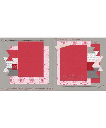 Stitches of Love NPM Premade Scrapbook Pages - EZ Layout 5241 | Shop Now - Buy Online on GoSupps.com