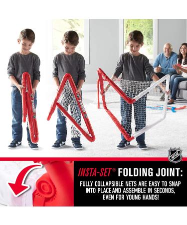 Franklin Sports NHL Kids Mini Hockey Goal Set - Youth Mini and Knee Hockey Set - Buy Online on GoSupps.com